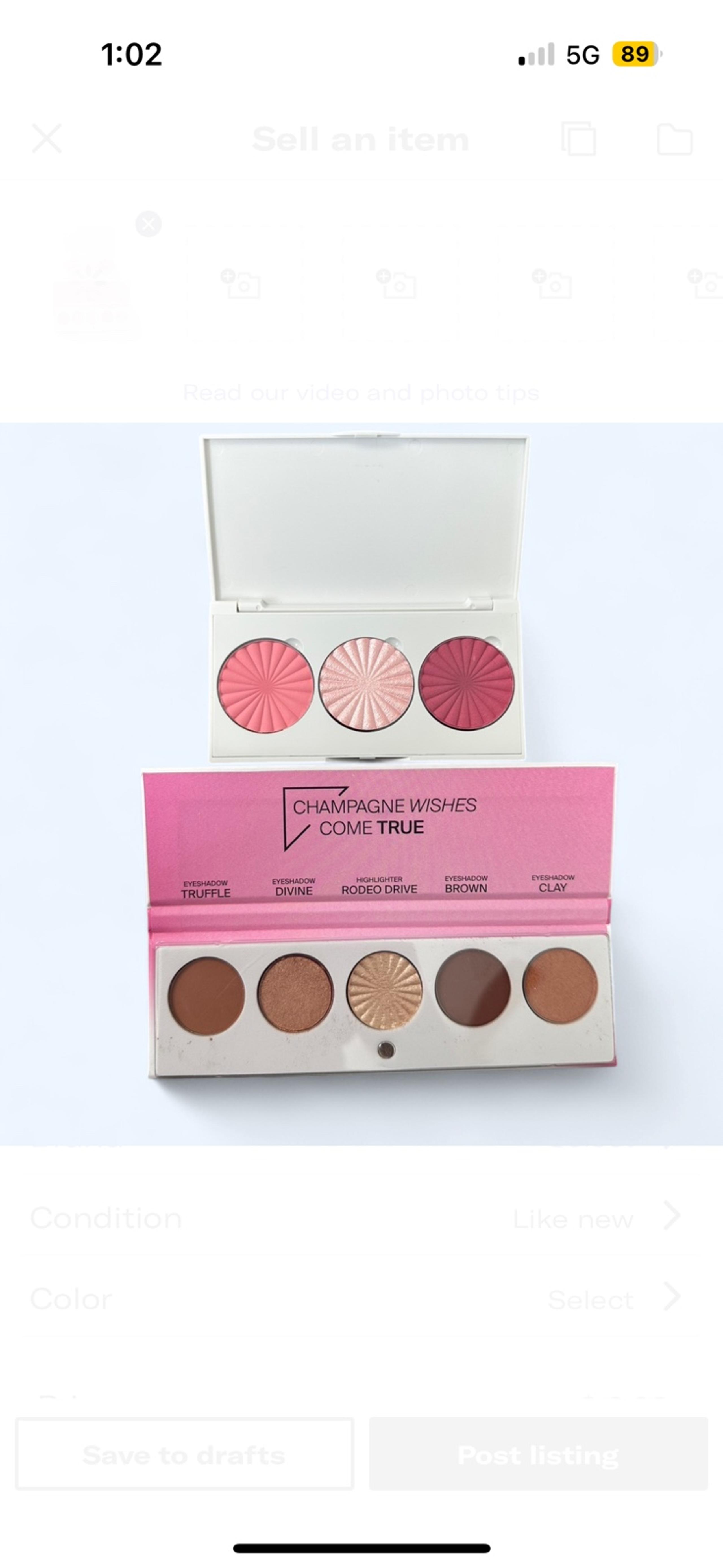 OFRA Cosmetics Midi Blush and Signature Luxe Eyeshadow Palette Bundle
