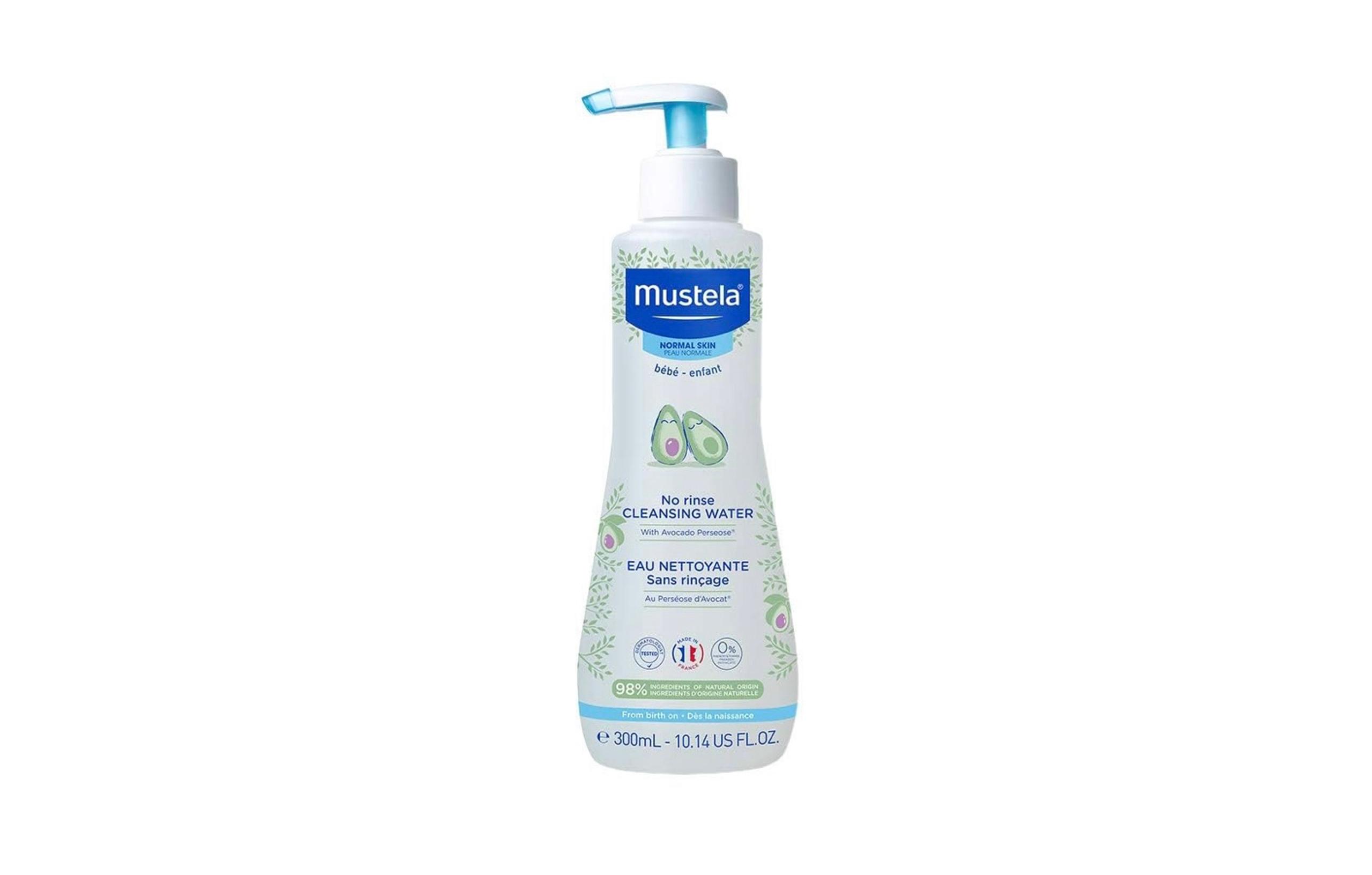 Mustela - Baby Cleansing Water (10.1 fl oz) - Micellar Avocado Aloe Wash