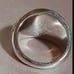 925 Silver and AU White Gold Shades of Blue Crystal Ring Band sz 7