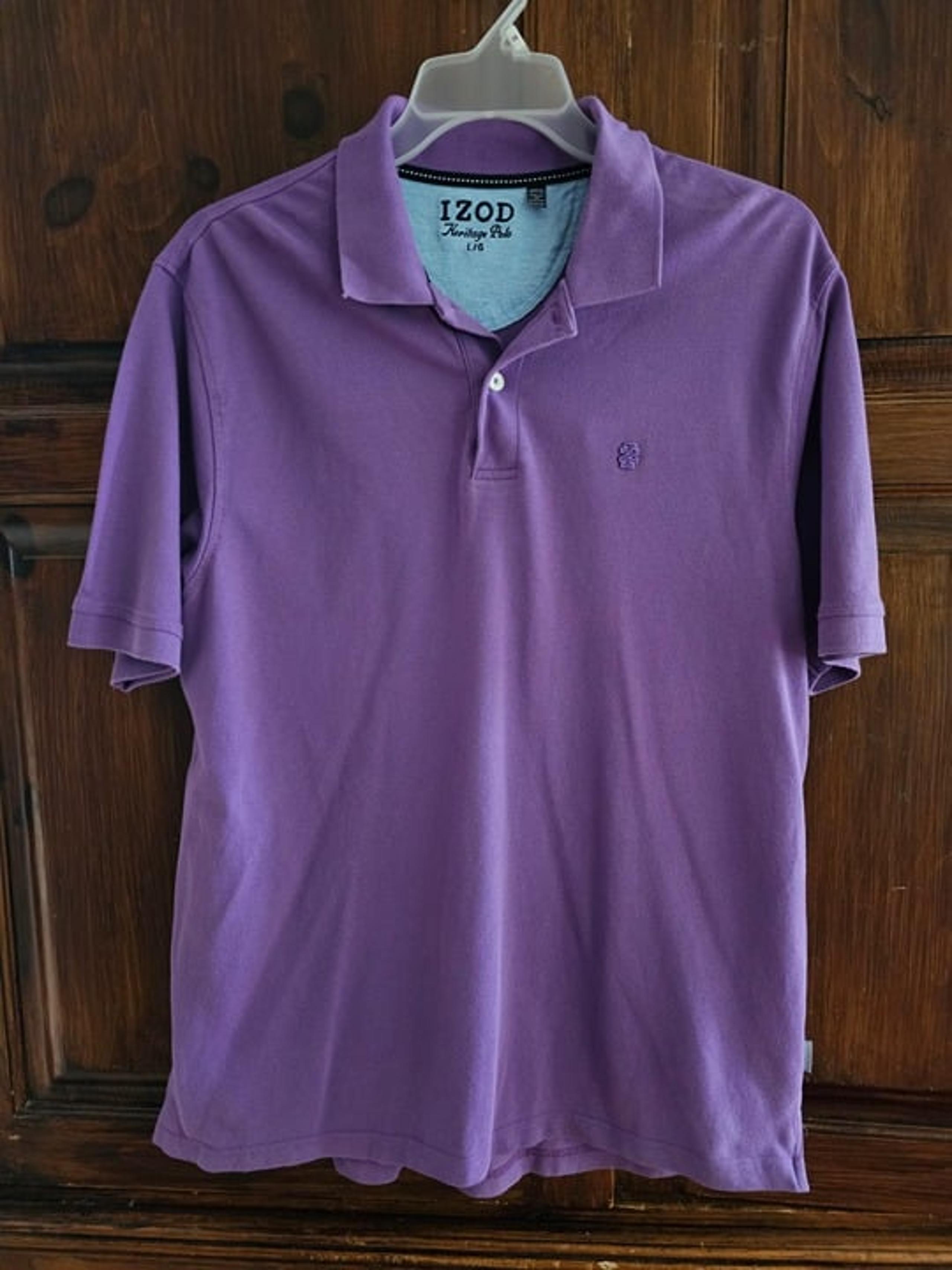Men's L IZOD polo shirt