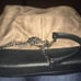 Street level suede bag w/chain strap