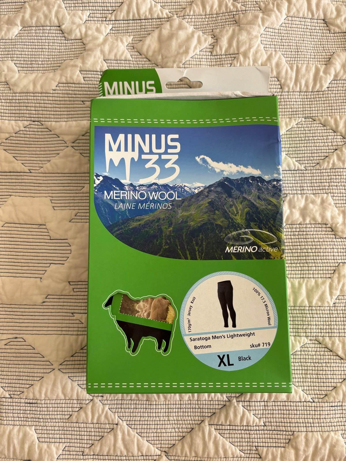 Minus 33 Merino Wool Mens XL