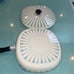 Vintage Atomic Enamel Frying Pan With Lid Multicolor MCM Mid Century Modern