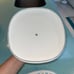 Vintage Atomic Enamel Frying Pan With Lid Multicolor MCM Mid Century Modern
