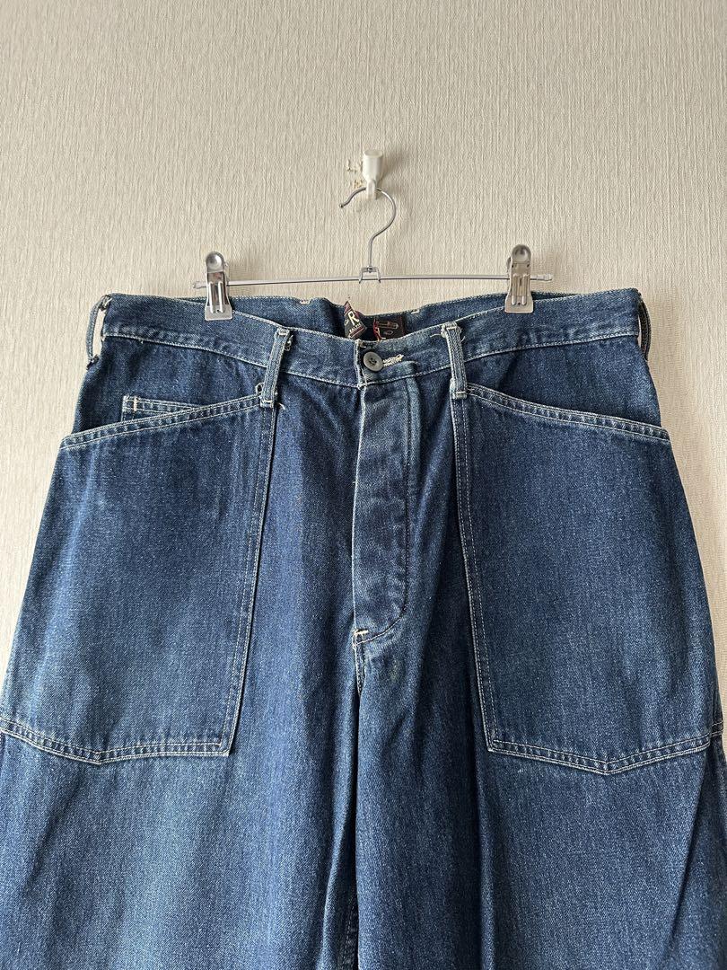 福袋安いいね半額ストア DOUBLE RL 90s Denim Painter Pants パンツ