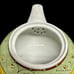 VTG PIER 1 Porcelain Sake Teapot & 4 Cups Set Burgandy Vine & Yellow Bumble Bees