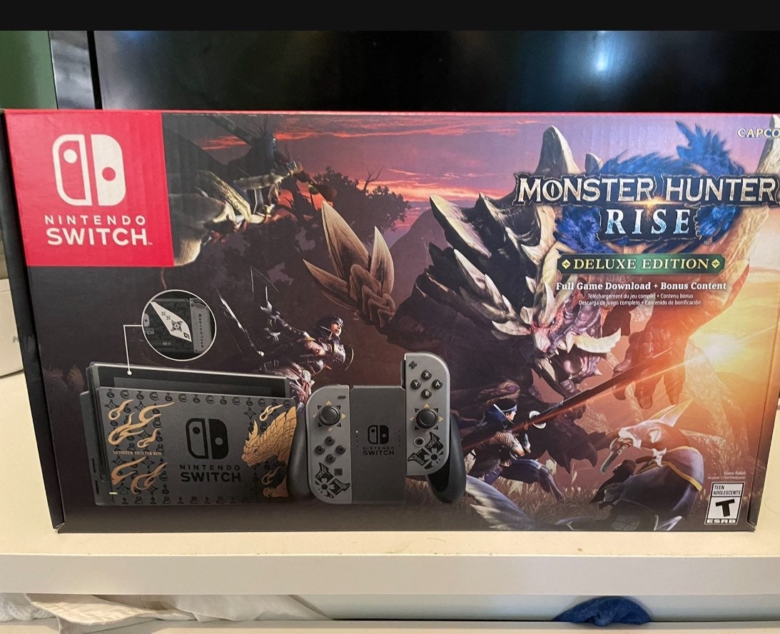 Monster Hunter Rise edition Nintendo Switch Console