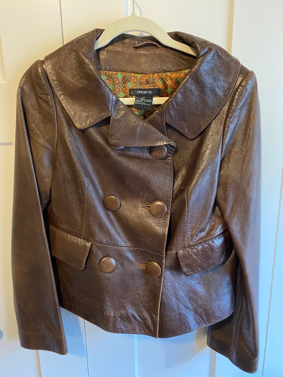 Arden b top leather jacket
