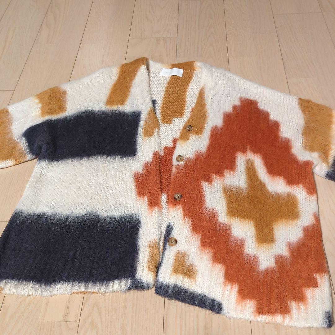 Alpaca Wool Knitted Cardigan (Origami)