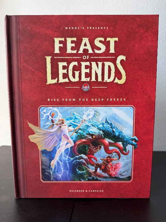 Wendy's Feast of Legends Dungeons & Dragons 5E Sourcebook Influencer Copy