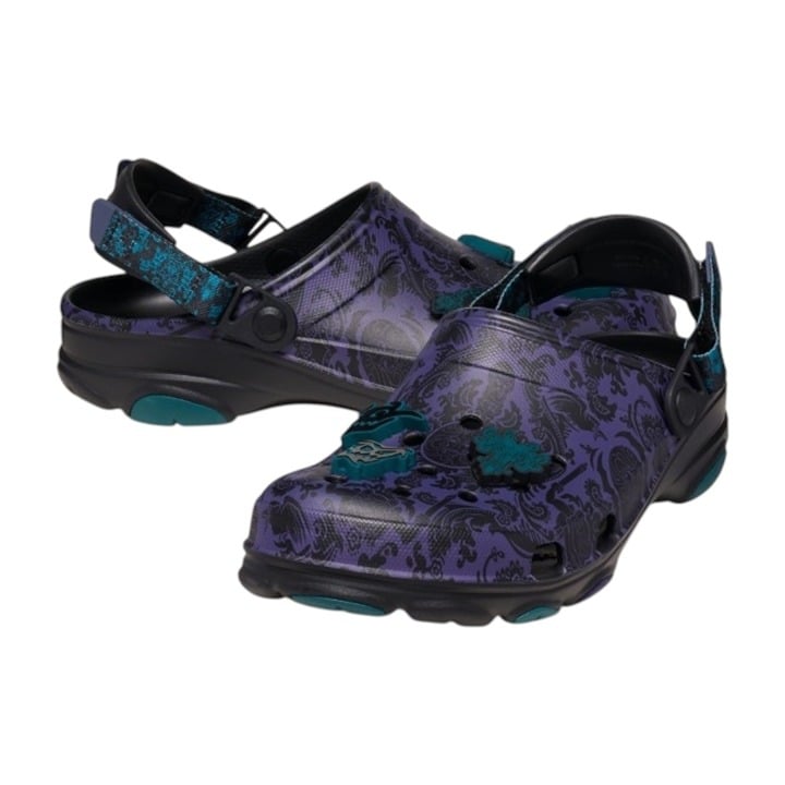 Disney Parks Crocs Haunted Mansion Wallpaper Adult Clogs M9/W11