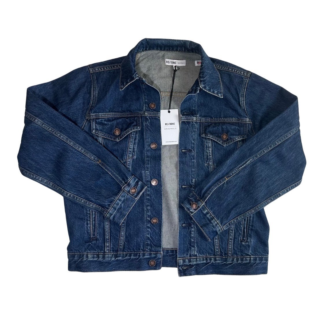 RE/DONE Denim Jacket Over Sized Women - Size Small 375