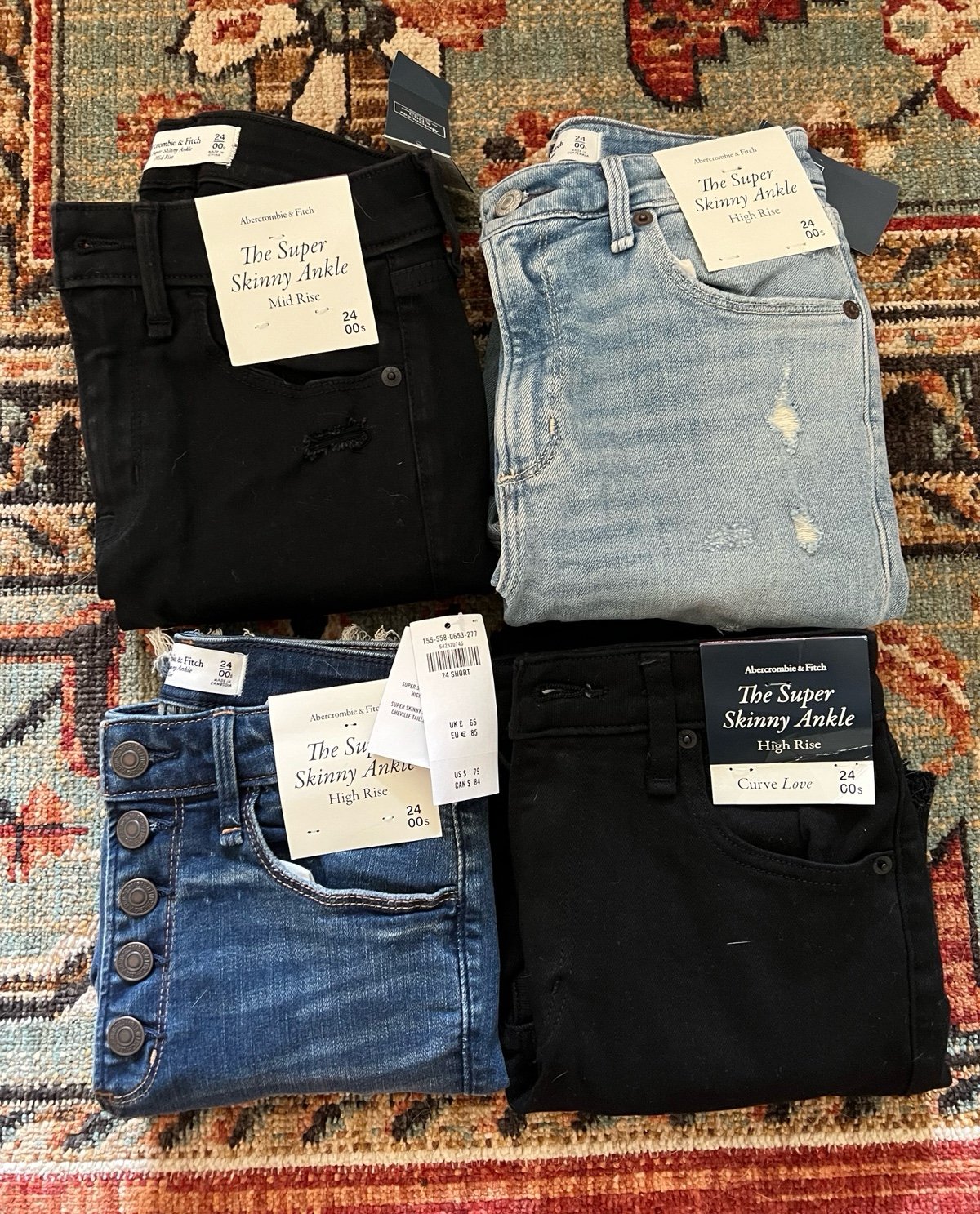 Abercrombie and Fitch jeans