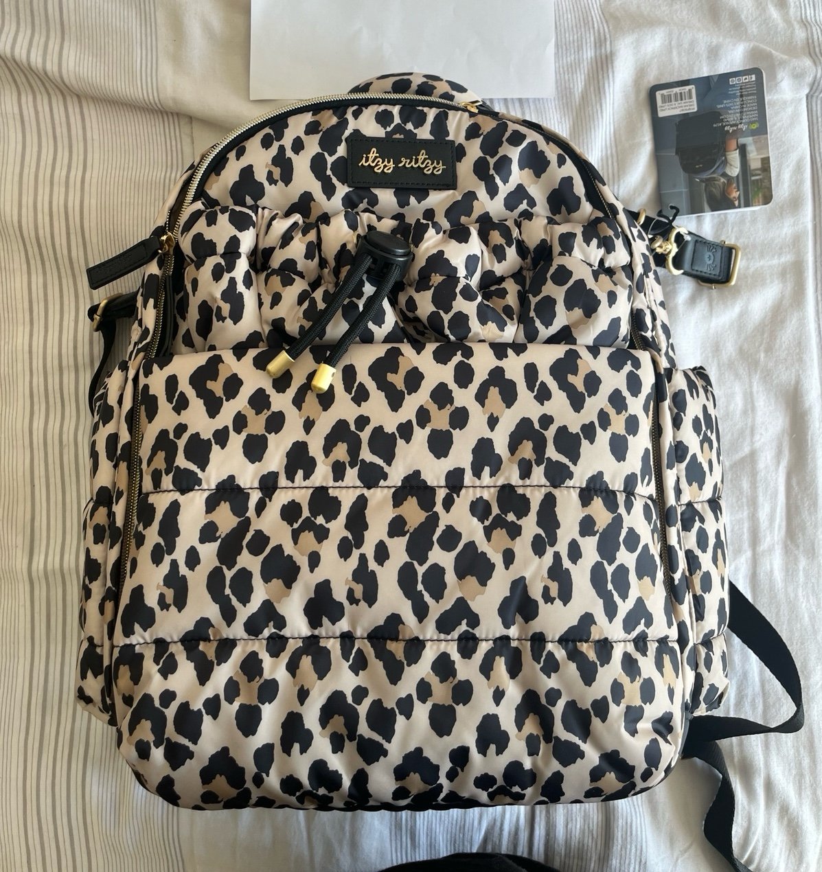 NWT itzy ritzy leopard dream backpack