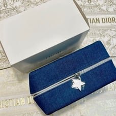 Dior Exclusive Denim Makeup Bag Limited Edition