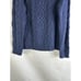 VTG 90s Tommy Hilfiger Womens XL Cotton Cable Knit Turtleneck Fisherman Sweater