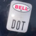 Bell ii dot motorcycle helmet