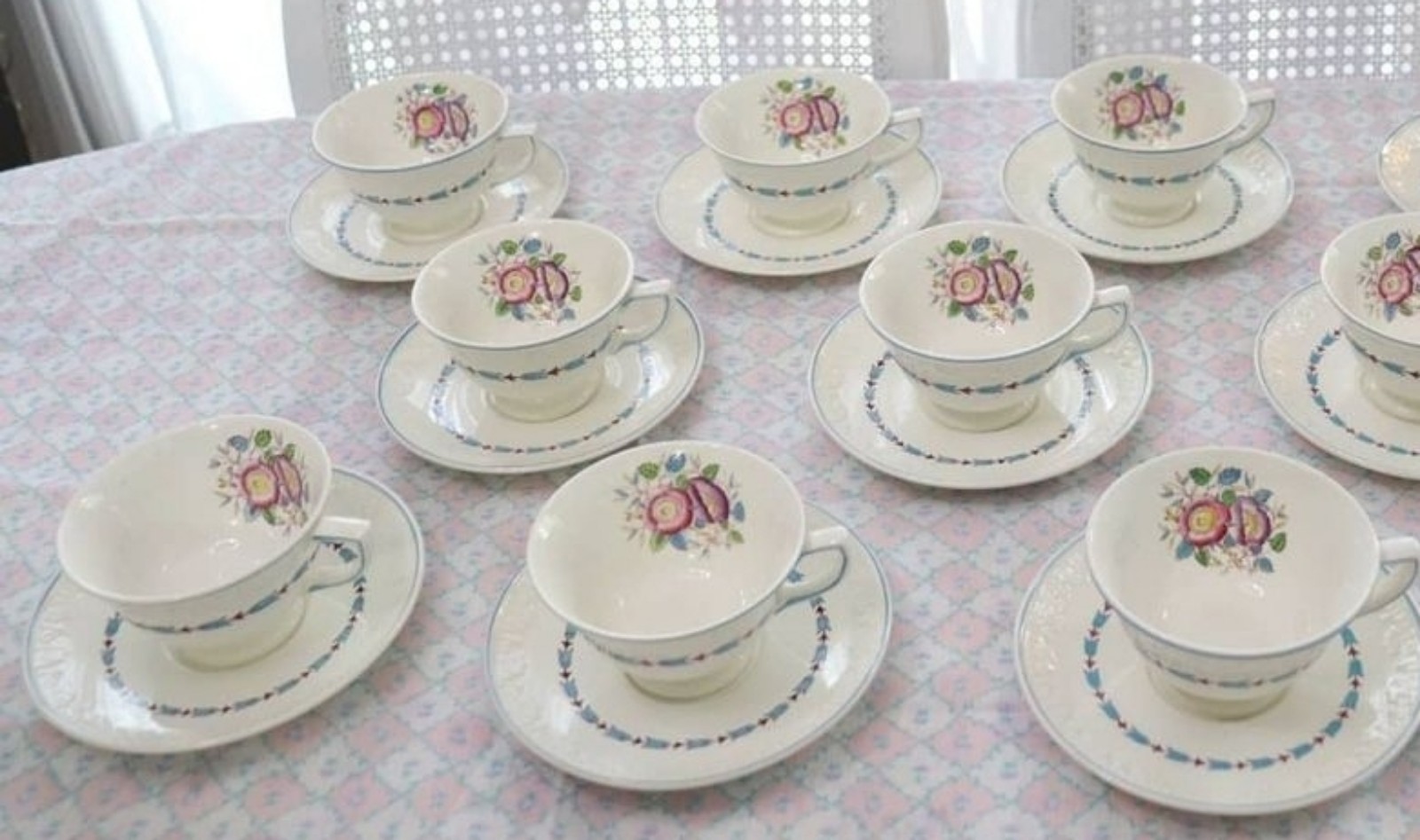 Wedgwood 8 Of Evenlode Cup&Saucer