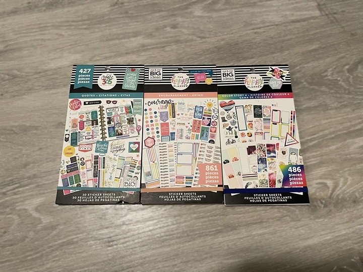 Happy Planner Sticker Books & Washi Tape