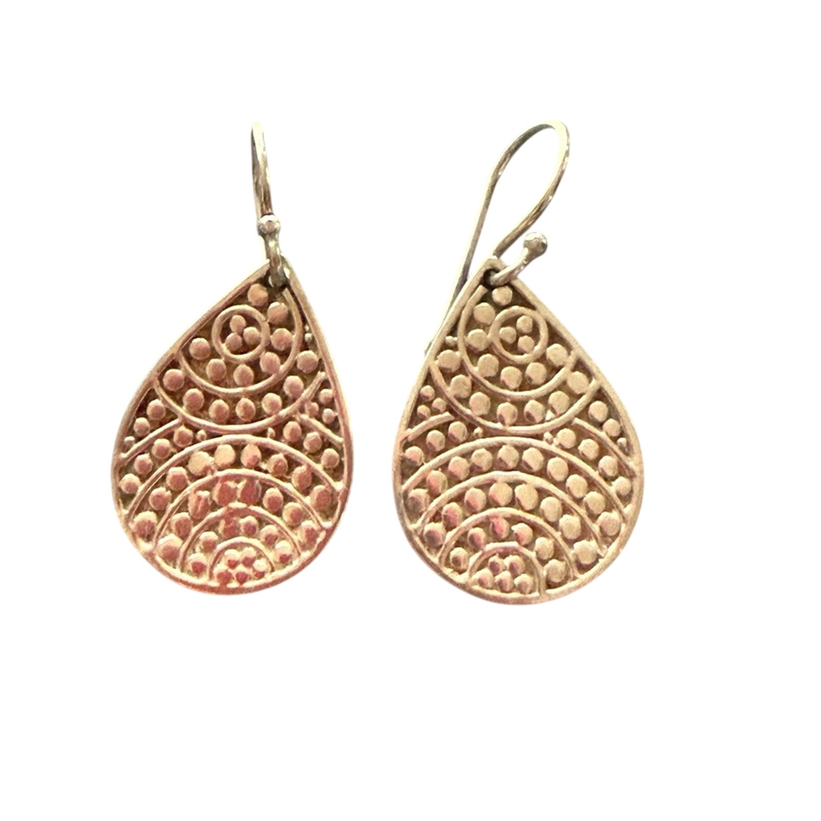 Anna Beck 925 Sterling Silver Tear Drop Earrings