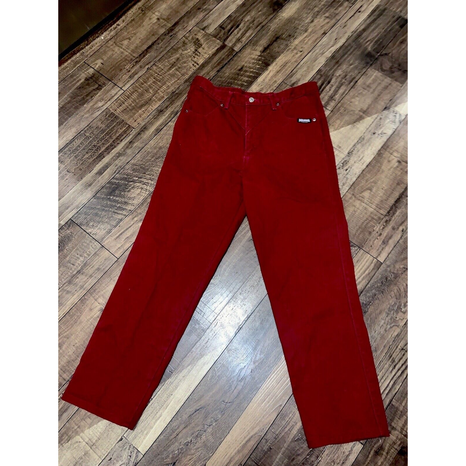 Roughrider Vintage Red Concho Detail Size 10 Jeans
