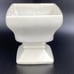 McCoy USA MCM Pottery Red Antique Rose Line Footed Urn Planter Vase EUC