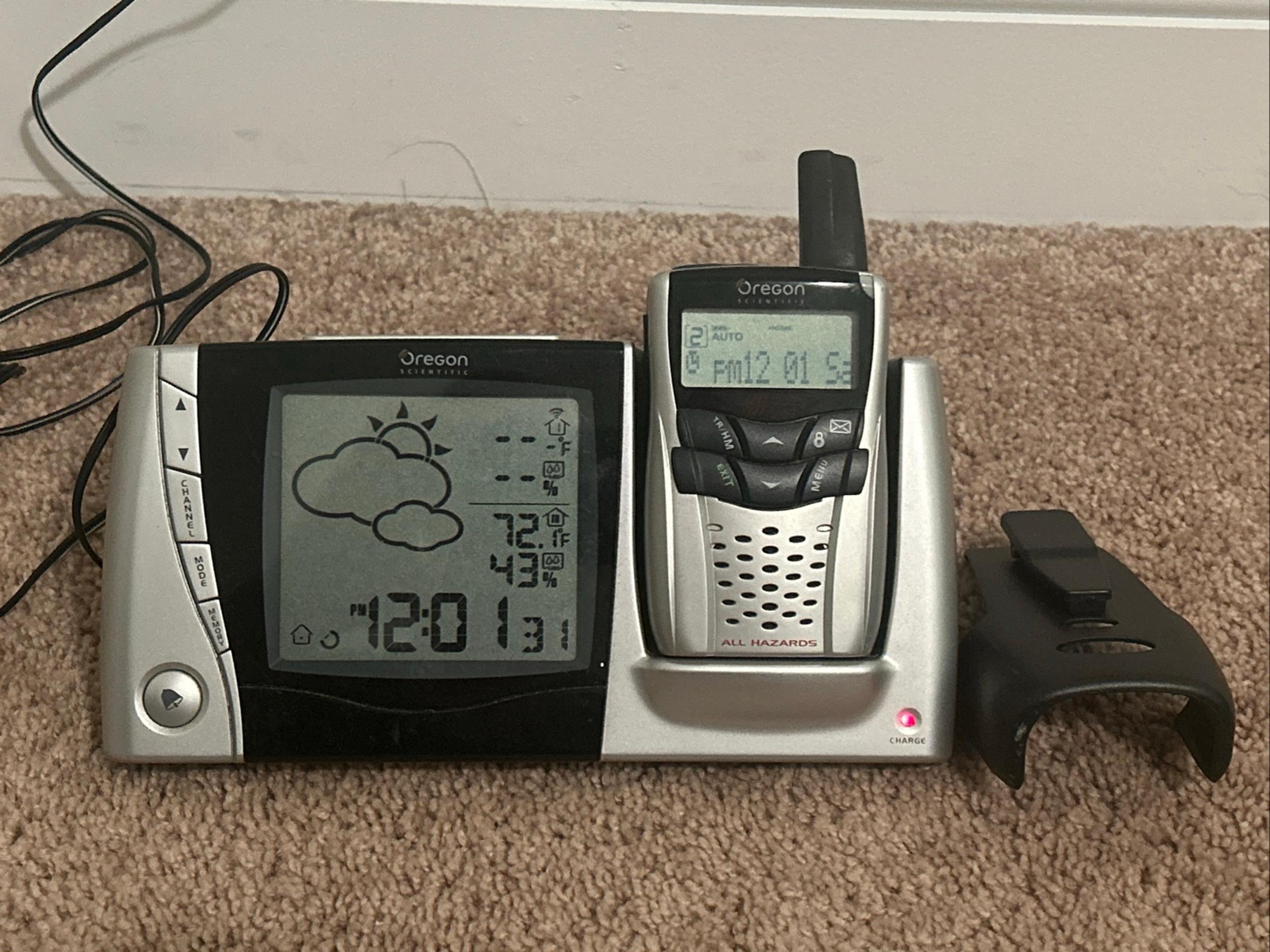 Oregon Scientific Emergency Public Alert System W/Weather Station WRB603