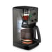 Cuisinart 12 Cup Stainless Steel Coffee Maker, Black, DCC-1220BKSWM