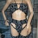 Crochet rave festival outfit lingerie