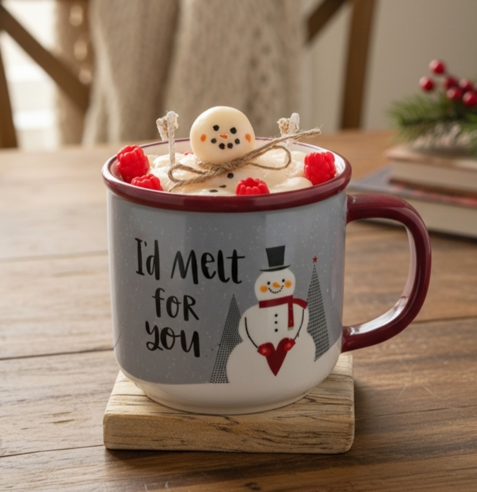 I'd Melt For You Soy Candle Mug Handmade Scented Candle Gift for the Home