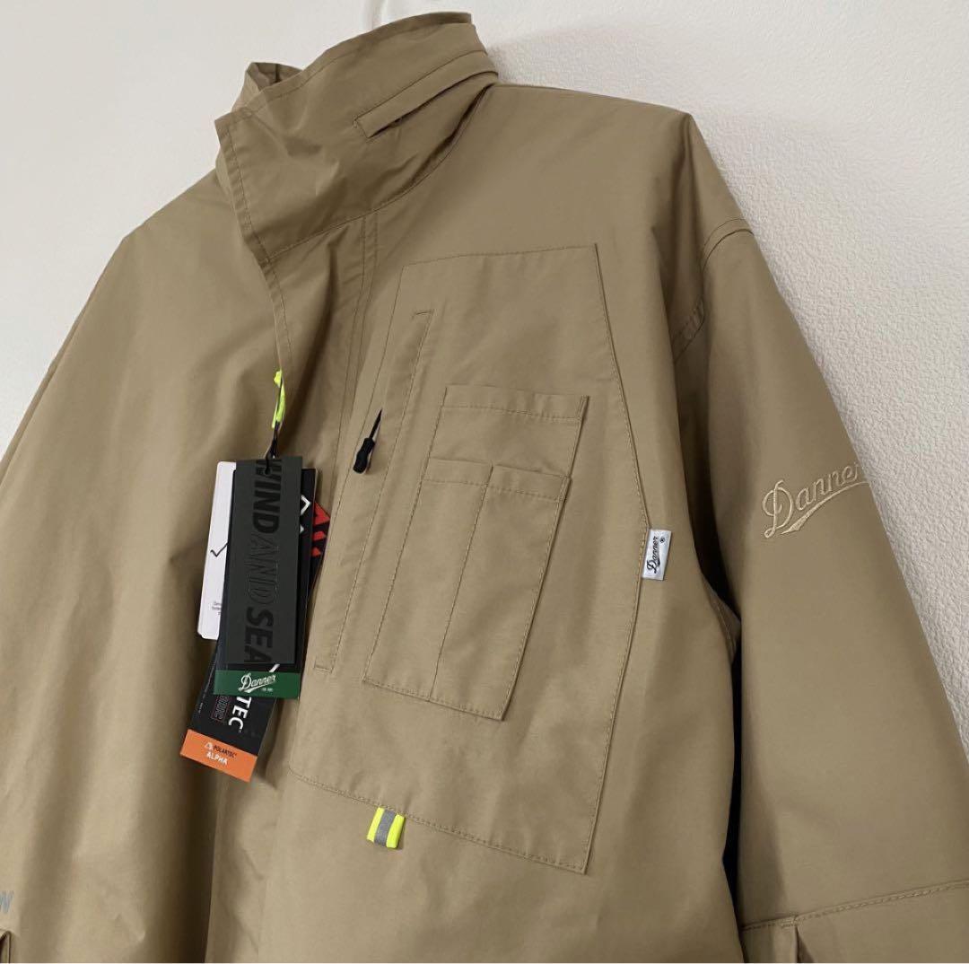 Wind And Sea x Danner 2-Way Long Mod Coat Beige Brown Nylon