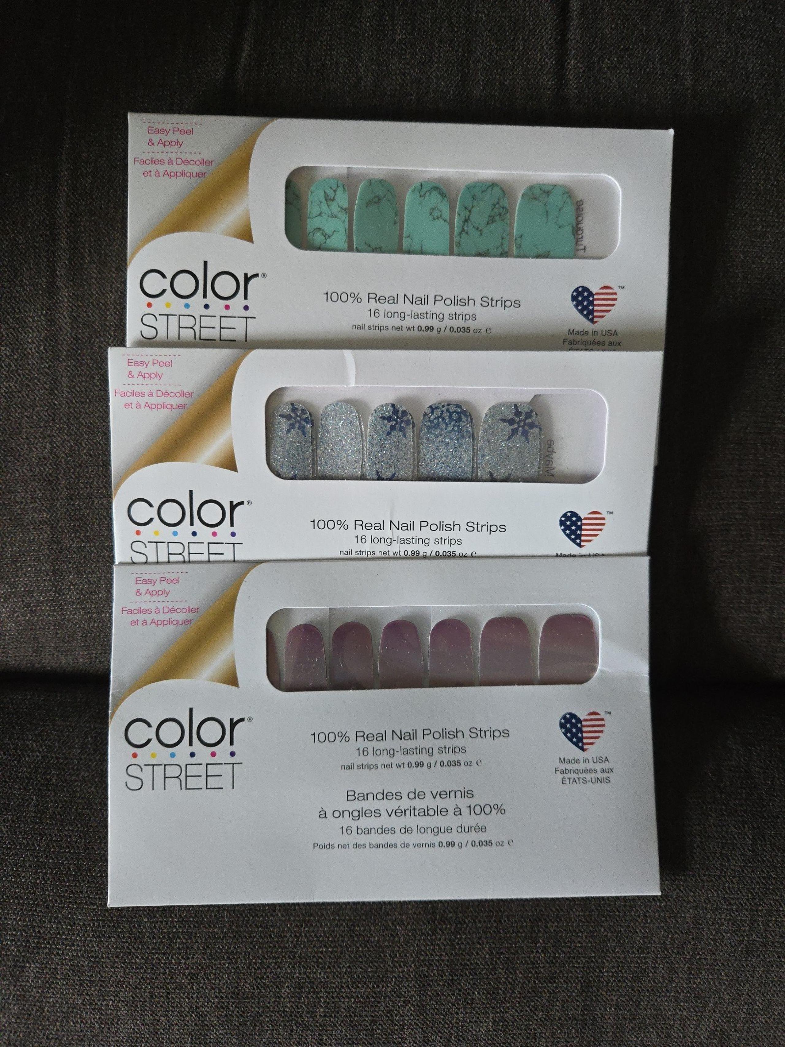 Color Street - 3 Full Sets of Nail Polish Strips - ALL NEW!