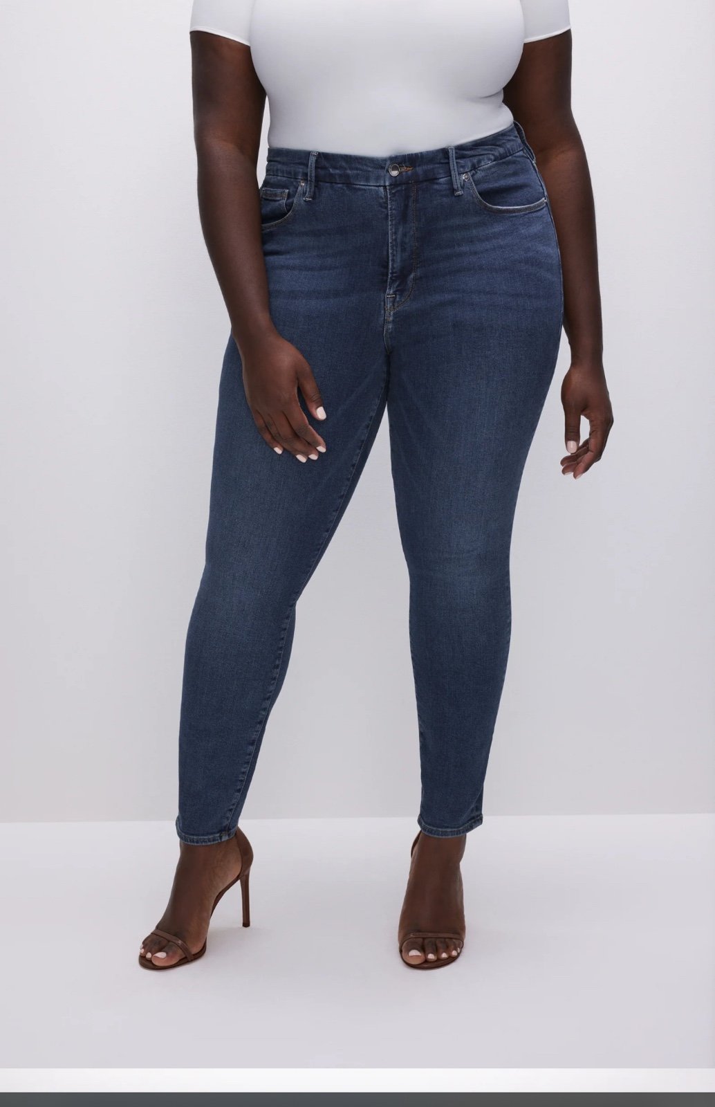 Women’s Good American Jeans size 16 Blue004 GOOD LEGS SKINNY JEAN