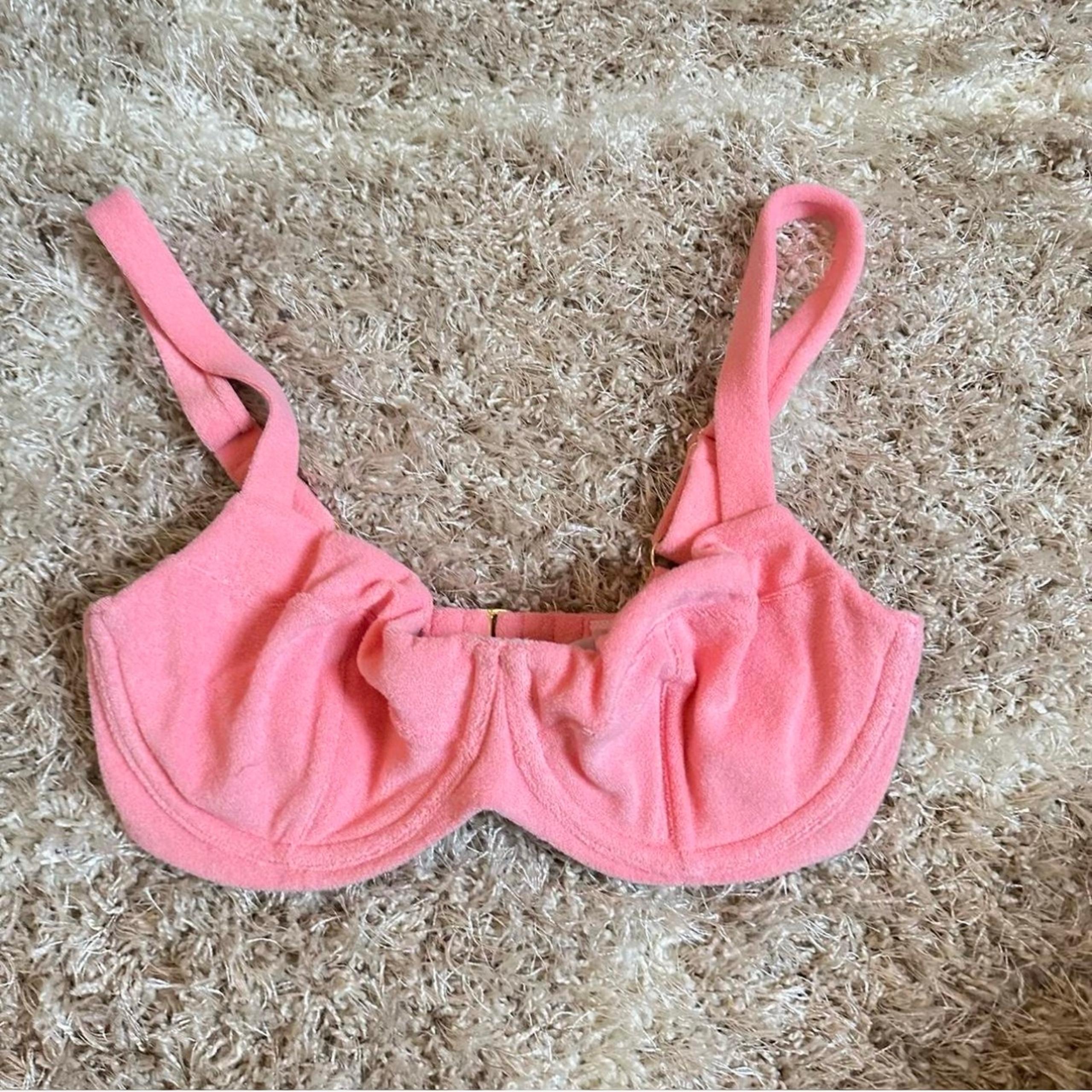 Victoria's Secret Pink Terry Cloth Women's Swimwear Top NWT