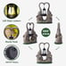 Elephant Statues Garden Decor with LED Solar Lights