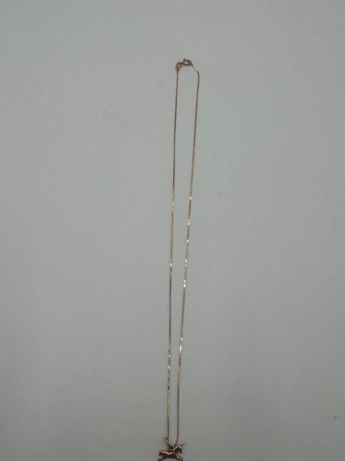 Women’s 14k Gold Unicorn Necklace