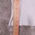 AGOLDE Women's White Alma Ribbed Long Sleeve Knit Top Shirt Size Large Y2K 90s