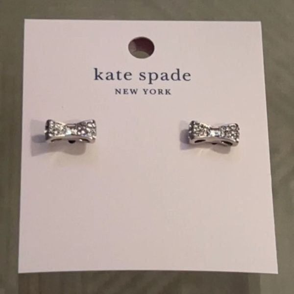 Kate Spade Ready Set Bow Pave Bow Studs S