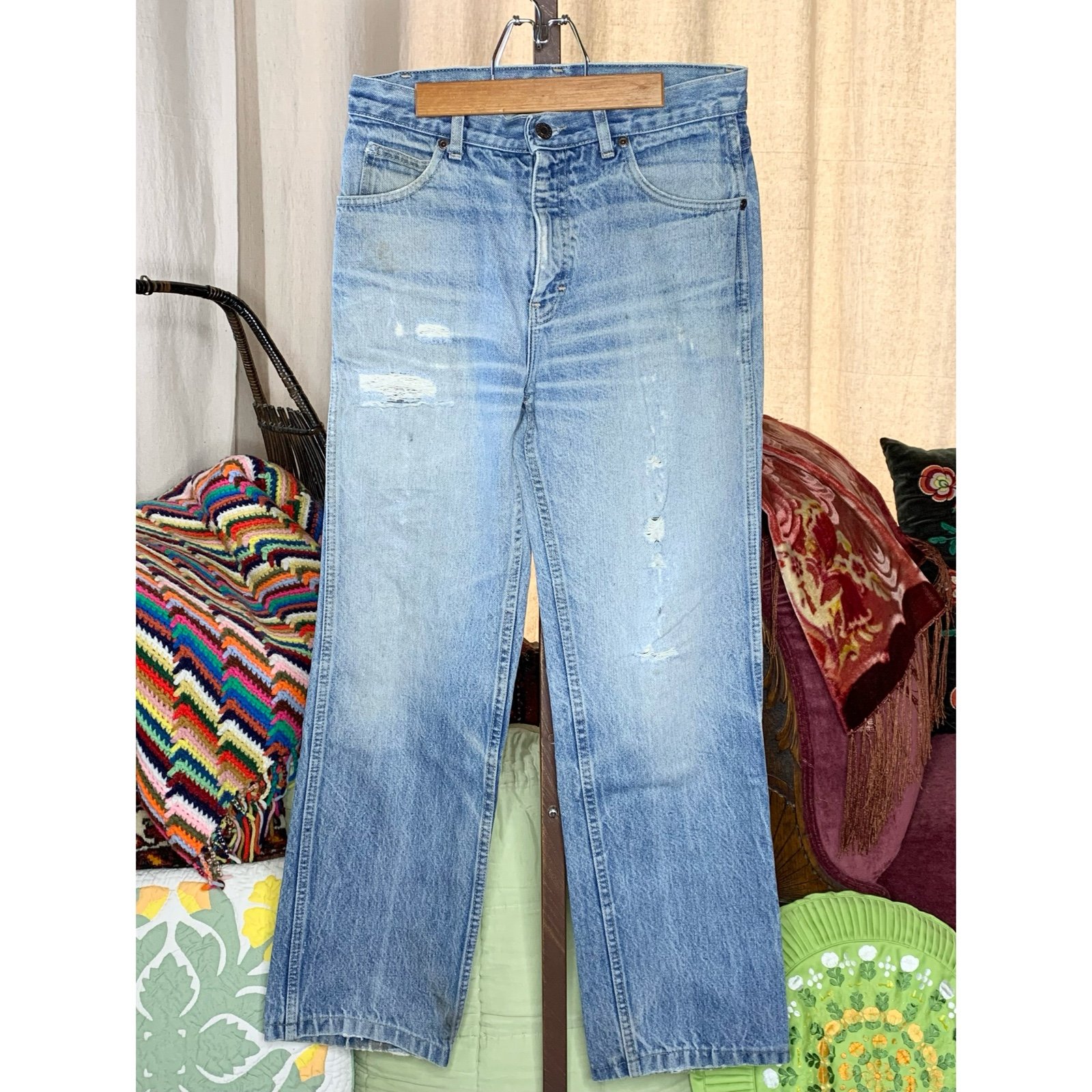 80s Calvin Klein Jeans-Thrashed