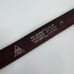 Vintage Women's Real Leather Stitch Point Adjustable Buckle Belt Brown One Size