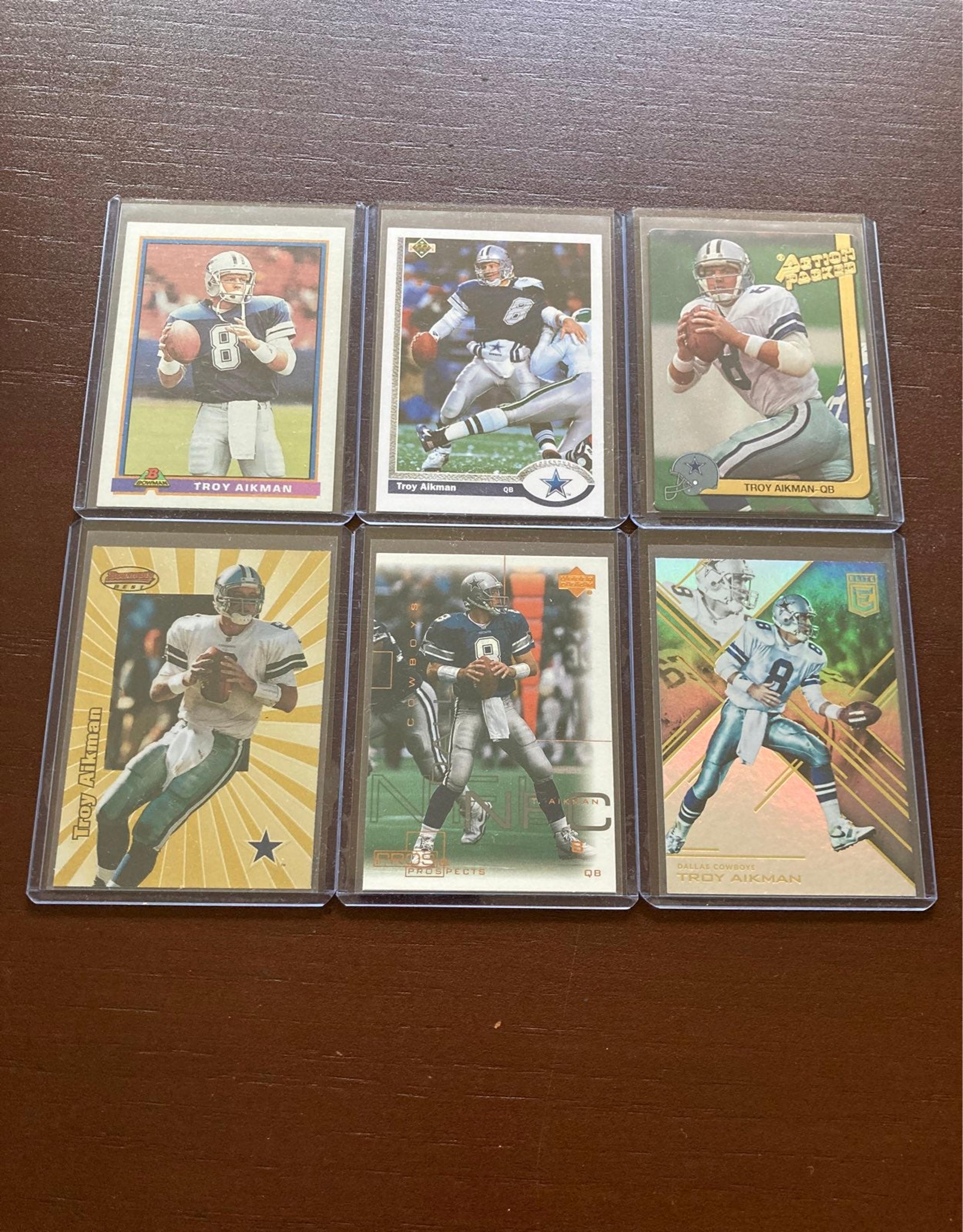 Lot of Troy Aikman Base Cards