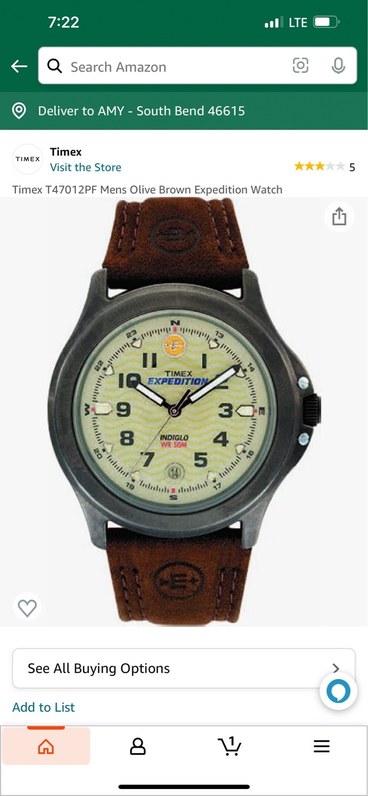Timex expedition watch new never used