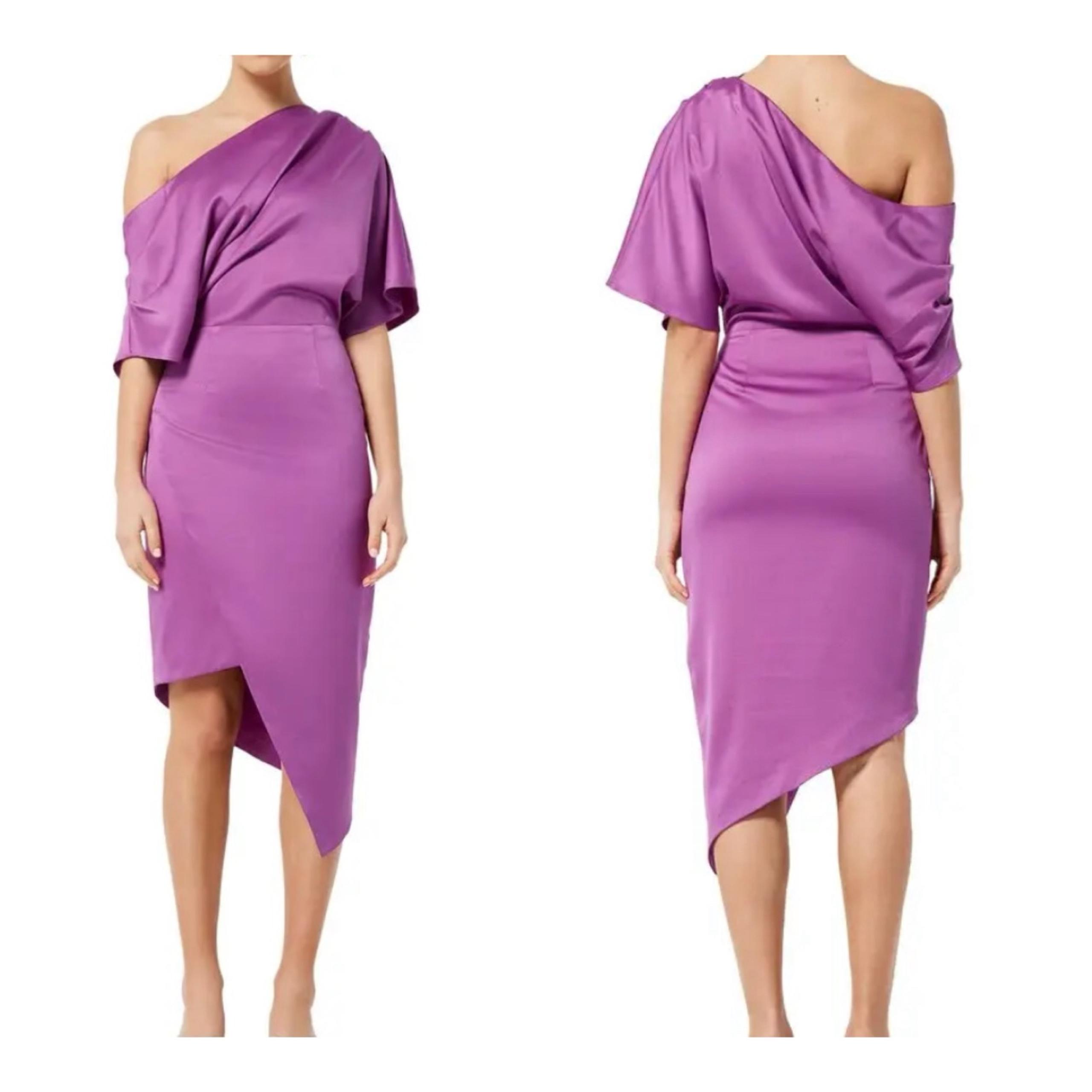 Elliatt Carson One Shoulder Purple Women's Dress *LIKE NEW*