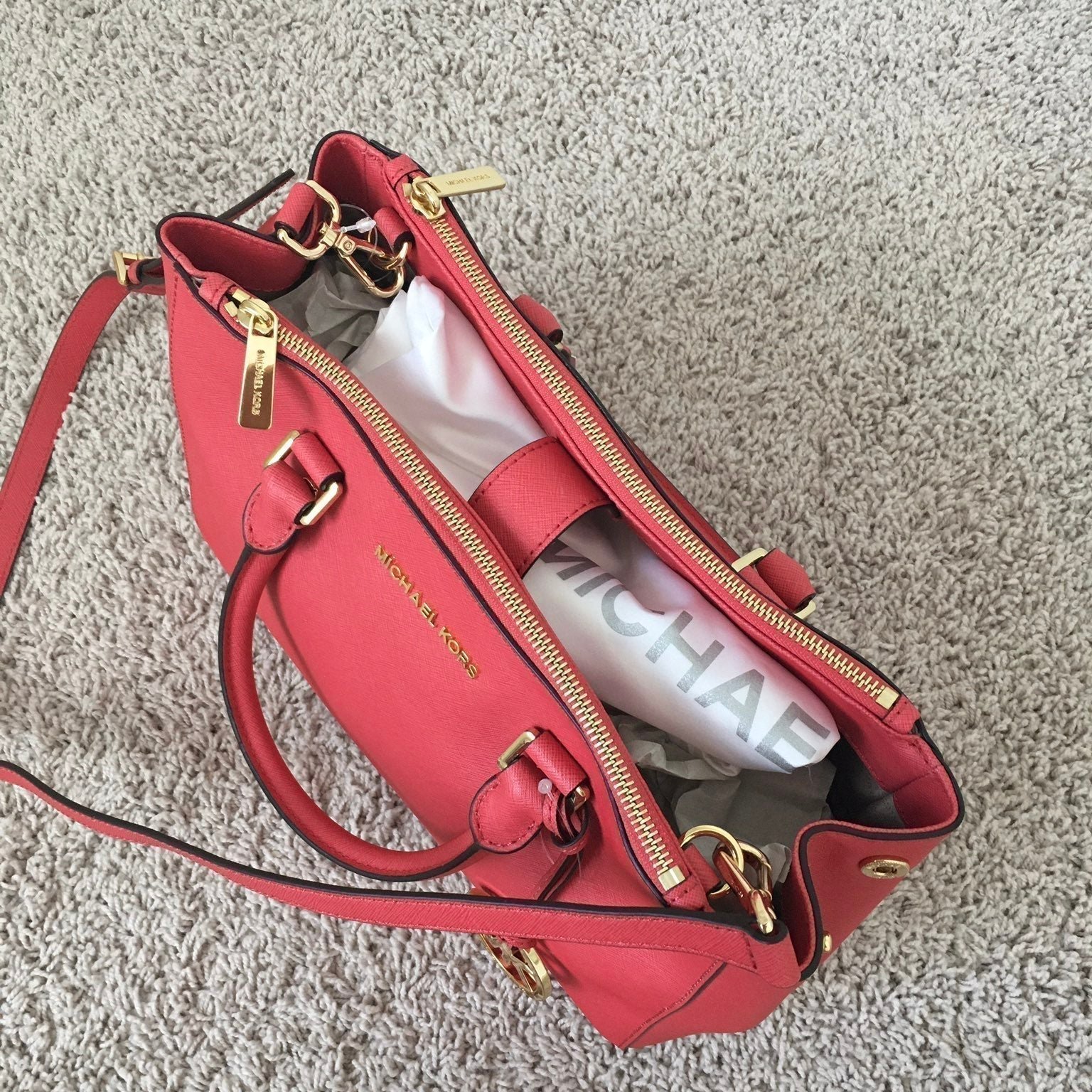 michael kors watermelon bag