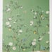 Anthropologie Blossom Chinoiserie Mural Wallpaper Garden Birds In Green NWOT