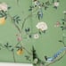 Anthropologie Blossom Chinoiserie Mural Wallpaper Garden Birds In Green NWOT