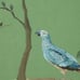 Anthropologie Blossom Chinoiserie Mural Wallpaper Garden Birds In Green NWOT