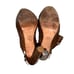 Alexandre Birman Brown Reptile Print Heels 37