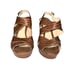 Alexandre Birman Brown Reptile Print Heels 37