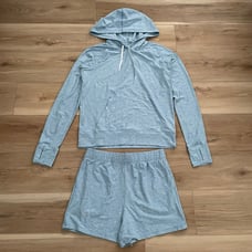 Outdoor Voices CloudKnit Hoodie and Short Set S